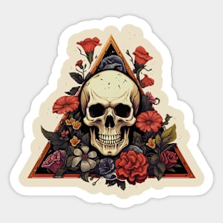 Death And Beauty Sticker